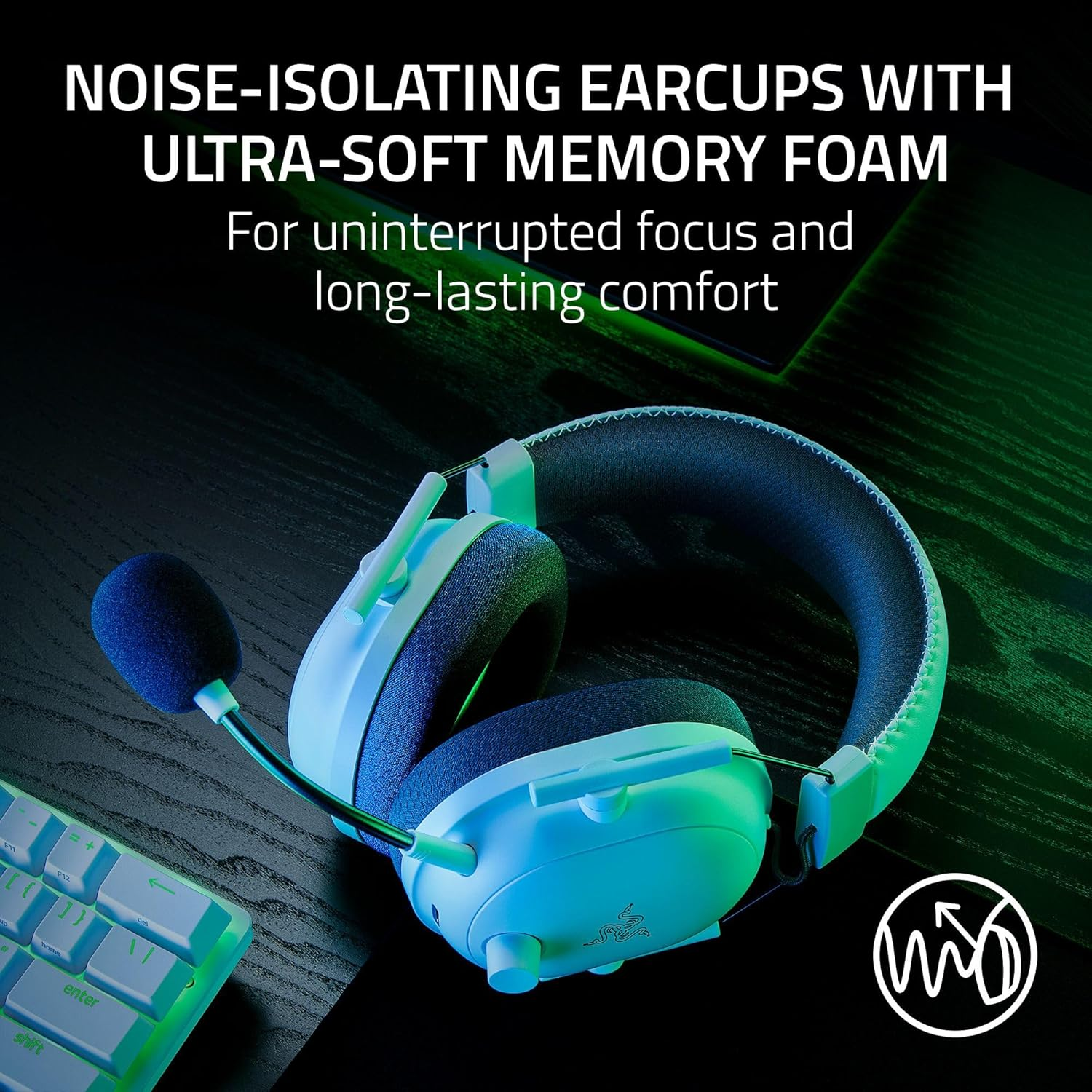 Razer BlackShark V2 Pro (2023) Wireless Gaming Headset - White Razer BlackShark V2 Pro (2023) Wireless Gaming Headset - White
